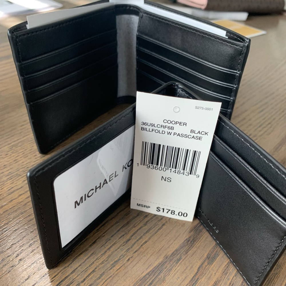 Michael Kors NEW 2-in-1 men’s leather wallet - Picture 10 of 12